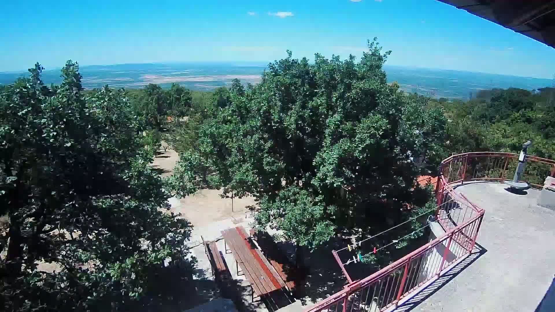 Promina Mountain (855m) Observation Deck Live Cam - Siverić, Grad Drnis, Šibenik-Knin, Croatia