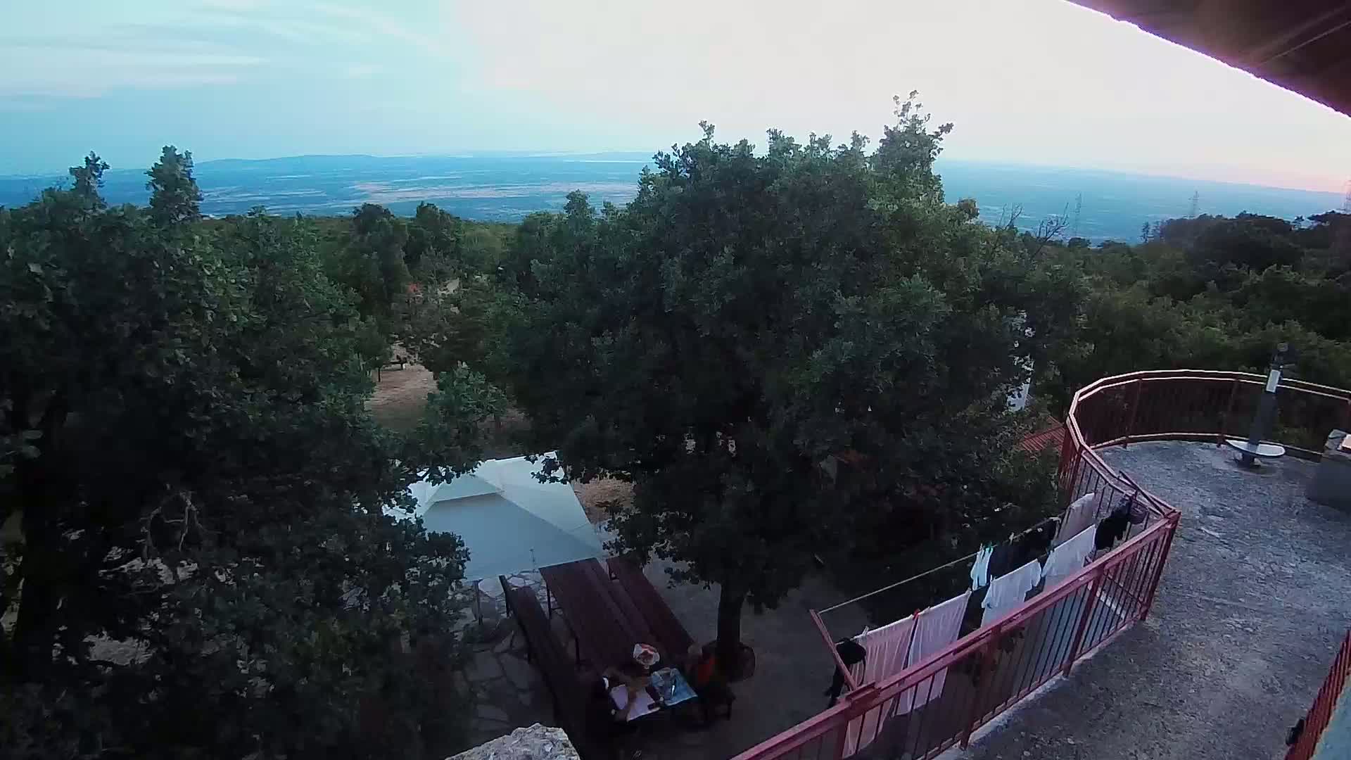 Promina Mountain (855m) Observation Deck Live Cam - Siverić, Grad Drnis, Šibenik-Knin, Croatia