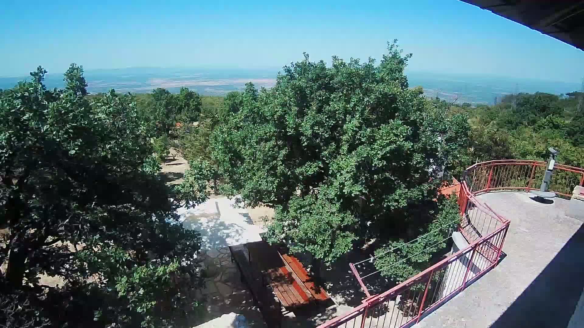 Promina Mountain (855m) Observation Deck Live Cam - Siverić, Grad Drnis, Šibenik-Knin, Croatia
