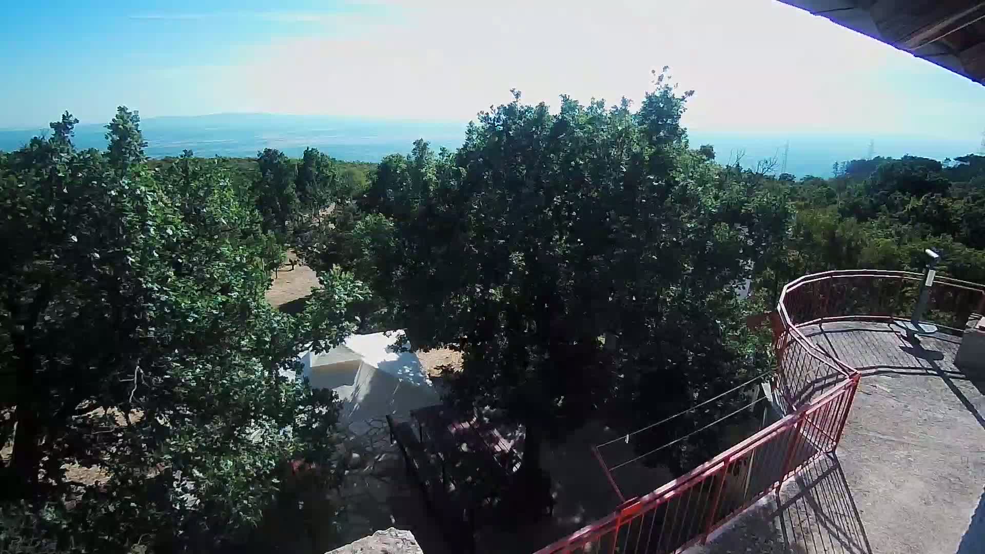 Promina Mountain (855m) Observation Deck Live Cam - Siverić, Grad Drnis, Šibenik-Knin, Croatia