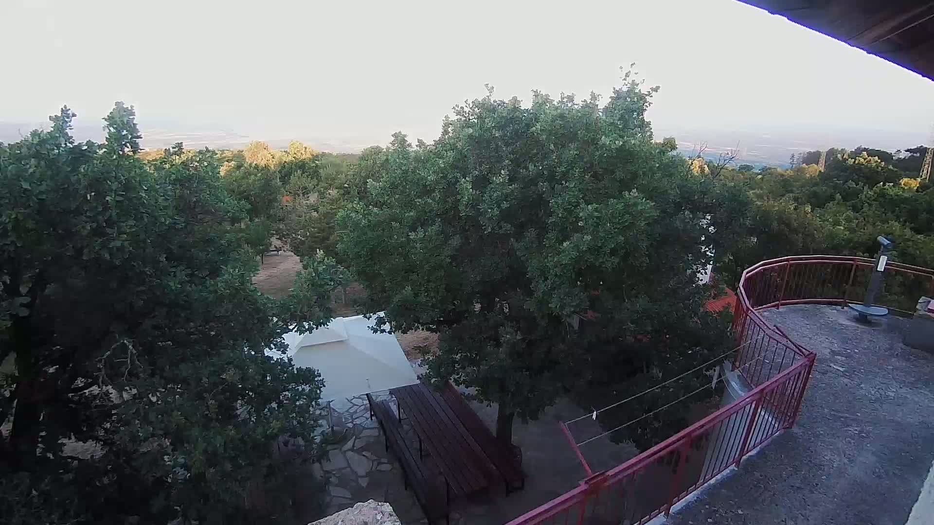 Promina Mountain (855m) Observation Deck Live Cam - Siverić, Grad Drnis, Šibenik-Knin, Croatia