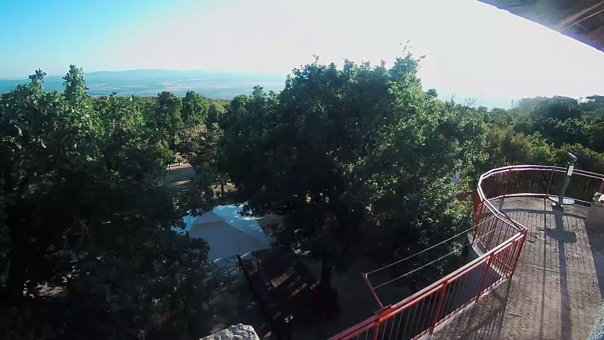 Promina Mountain (855m) Observation Deck Live Cam - Siverić, Grad Drnis, Šibenik-Knin, Croatia