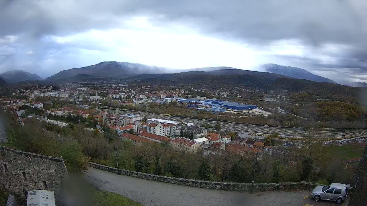 Knin  Skyline from Knin Castle Live Cam - Knin, Šibenik-Knin, Croatia