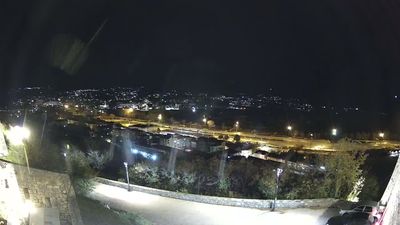 Knin  Skyline from Knin Castle Live Cam - Knin, Šibenik-Knin, Croatia