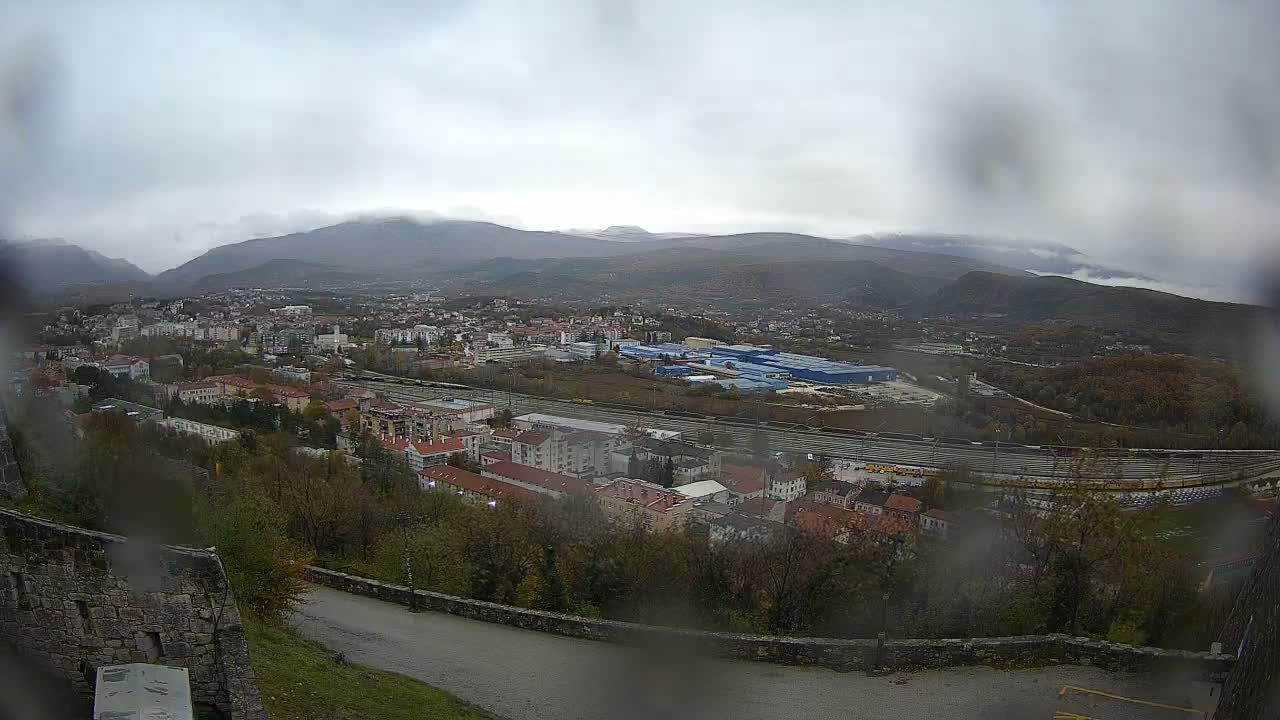 Knin  Skyline from Knin Castle Live Cam - Knin, Šibenik-Knin, Croatia