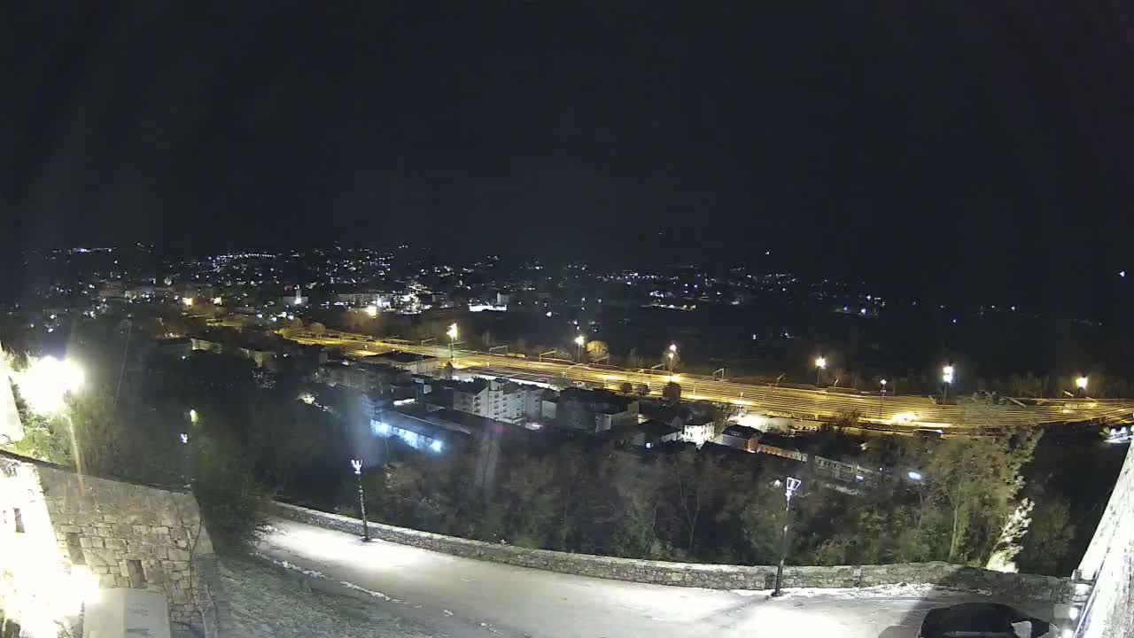 Knin  Skyline from Knin Castle Live Cam - Knin, Šibenik-Knin, Croatia