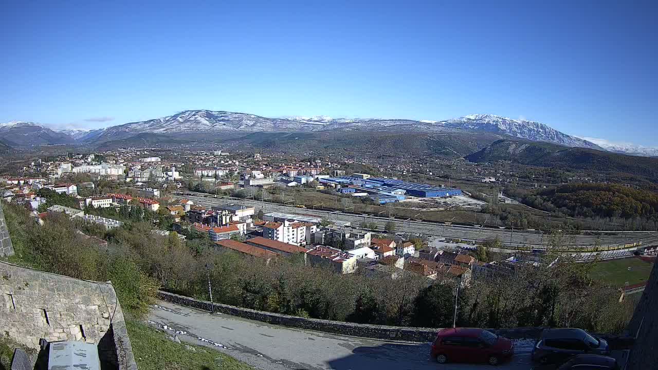 Knin  Skyline from Knin Castle Live Cam - Knin, Šibenik-Knin, Croatia