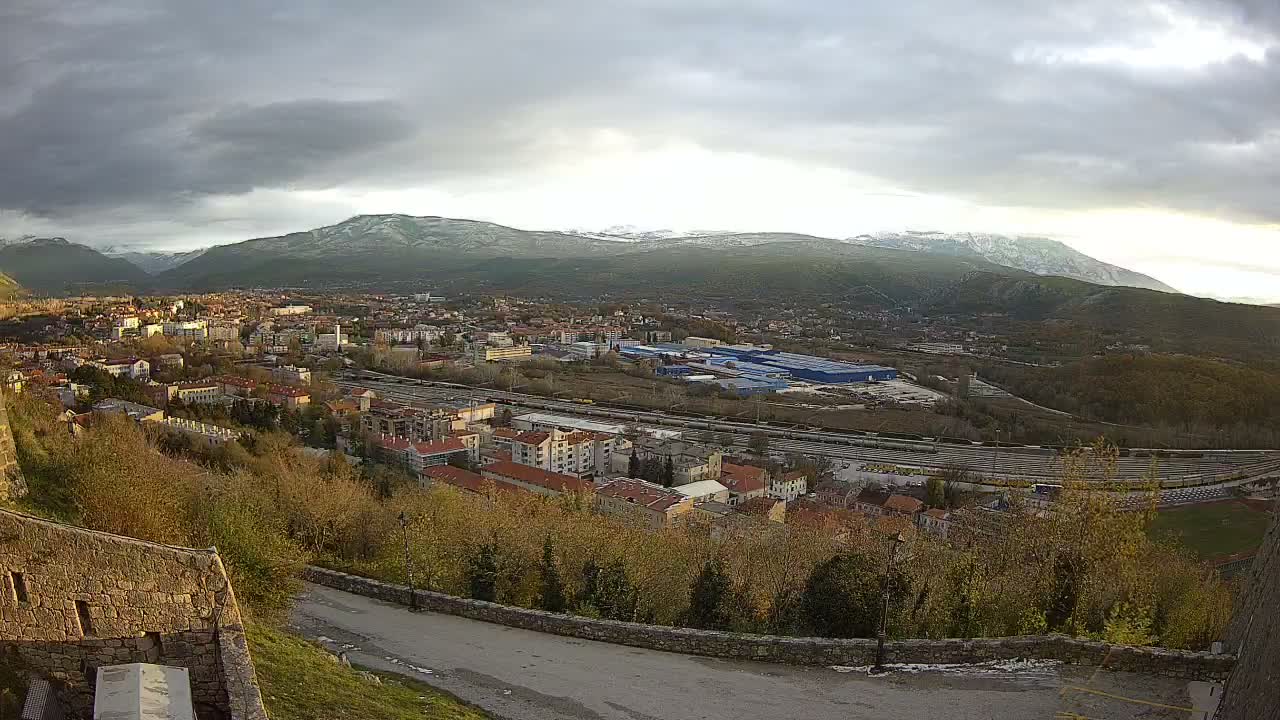 Knin  Skyline from Knin Castle Live Cam - Knin, Šibenik-Knin, Croatia