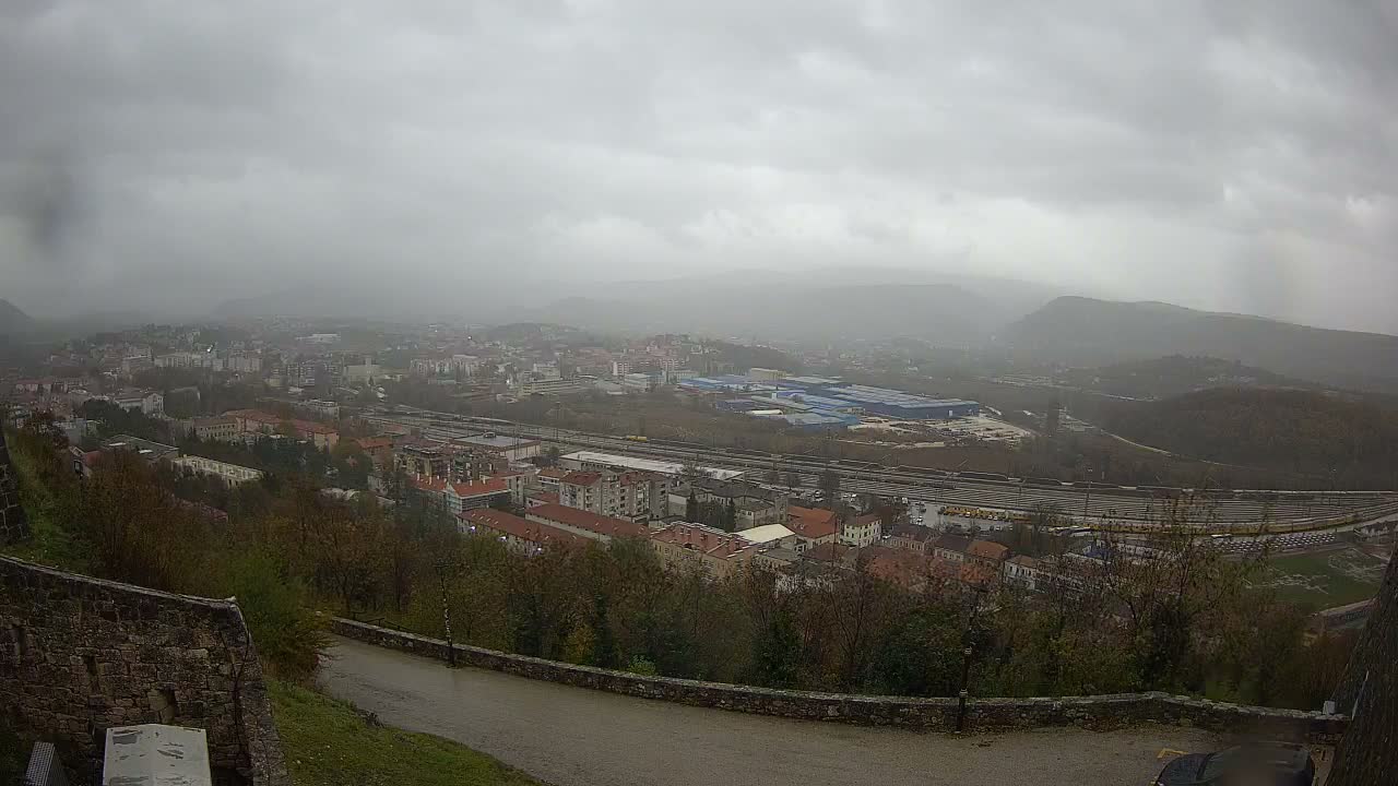 Knin  Skyline from Knin Castle Live Cam - Knin, Šibenik-Knin, Croatia