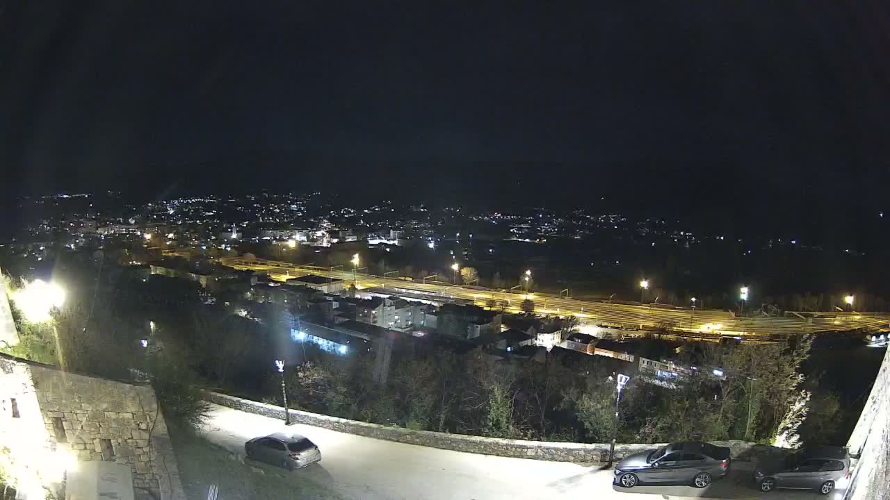 Knin  Skyline from Knin Castle Live Cam - Knin, Šibenik-Knin, Croatia