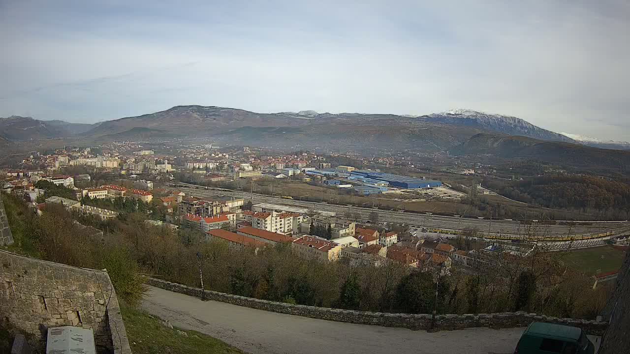 Knin  Skyline from Knin Castle Live Cam - Knin, Šibenik-Knin, Croatia
