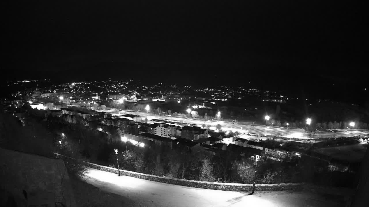 Knin  Skyline from Knin Castle Live Cam - Knin, Šibenik-Knin, Croatia
