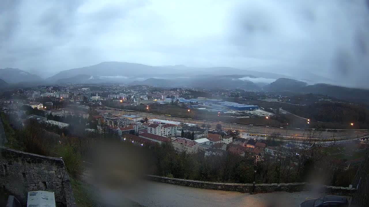 Knin  Skyline from Knin Castle Live Cam - Knin, Šibenik-Knin, Croatia