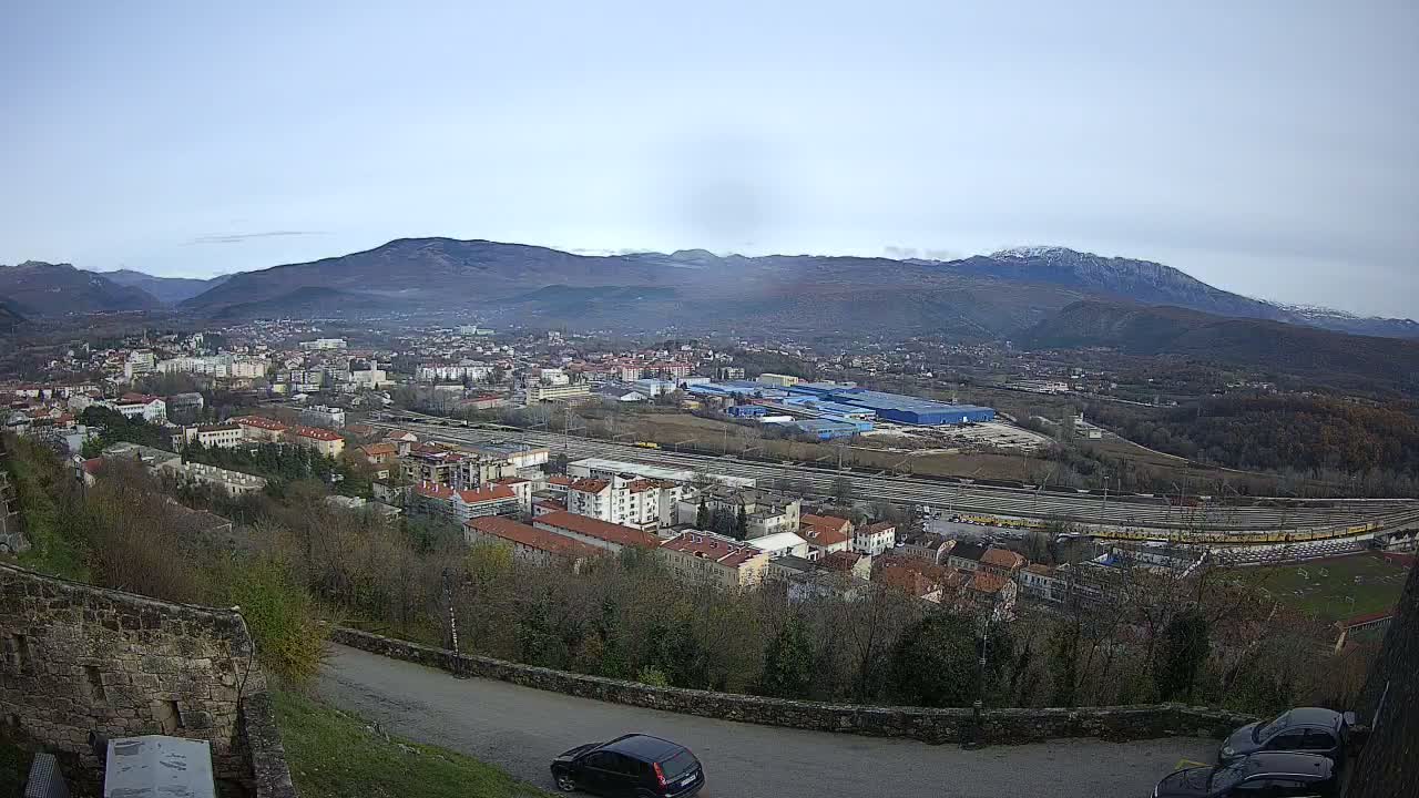 Knin  Skyline from Knin Castle Live Cam - Knin, Šibenik-Knin, Croatia