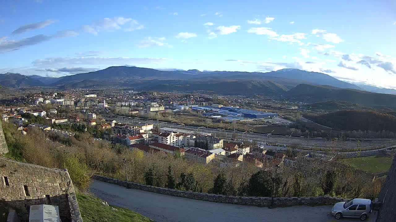 Knin  Skyline from Knin Castle Live Cam - Knin, Šibenik-Knin, Croatia