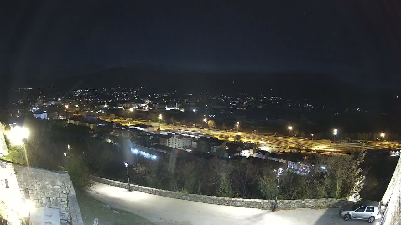 Knin  Skyline from Knin Castle Live Cam - Knin, Šibenik-Knin, Croatia