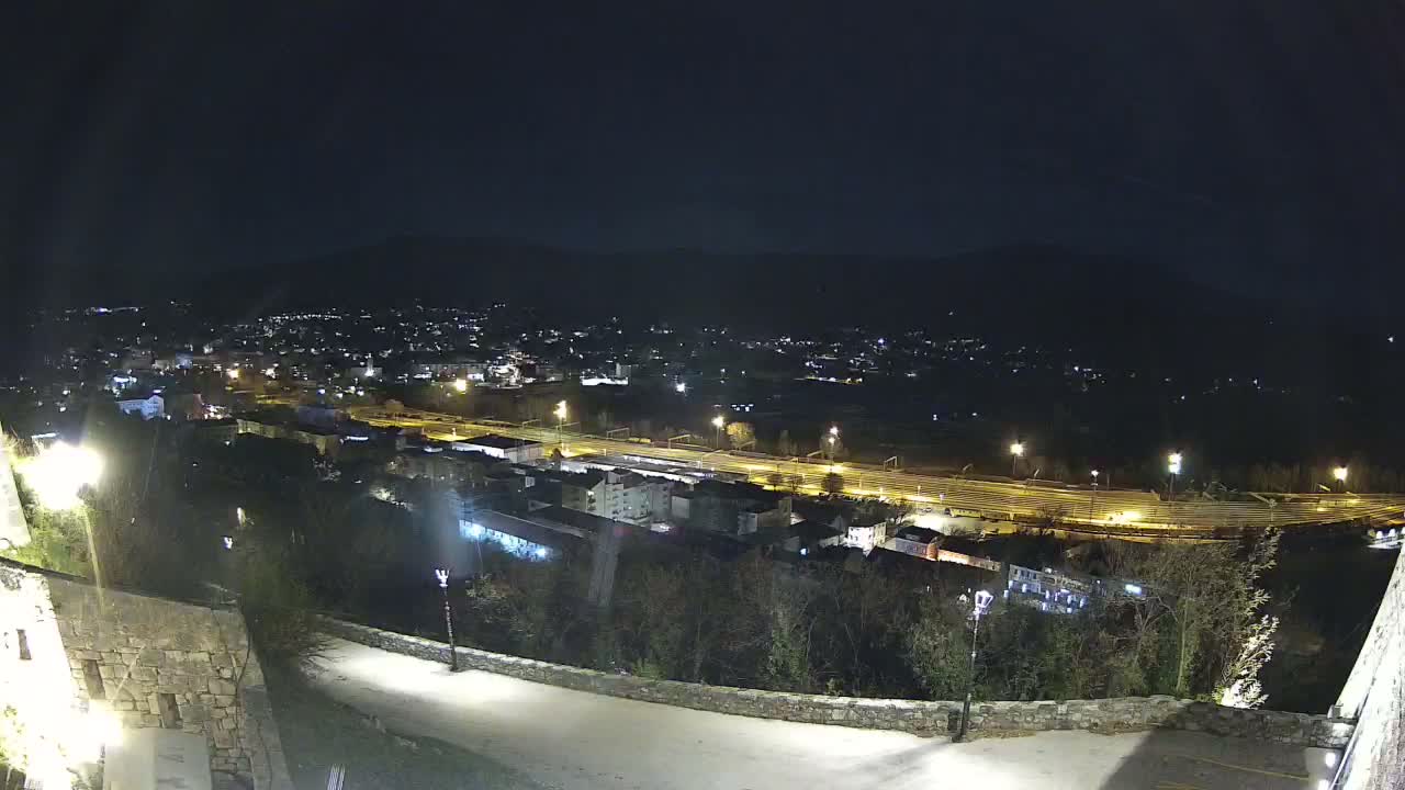 Knin  Skyline from Knin Castle Live Cam - Knin, Šibenik-Knin, Croatia