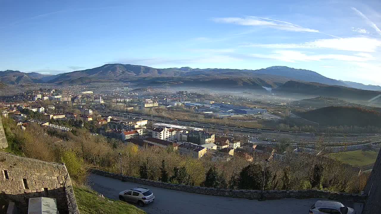 Knin  Skyline from Knin Castle Live Cam - Knin, Šibenik-Knin, Croatia