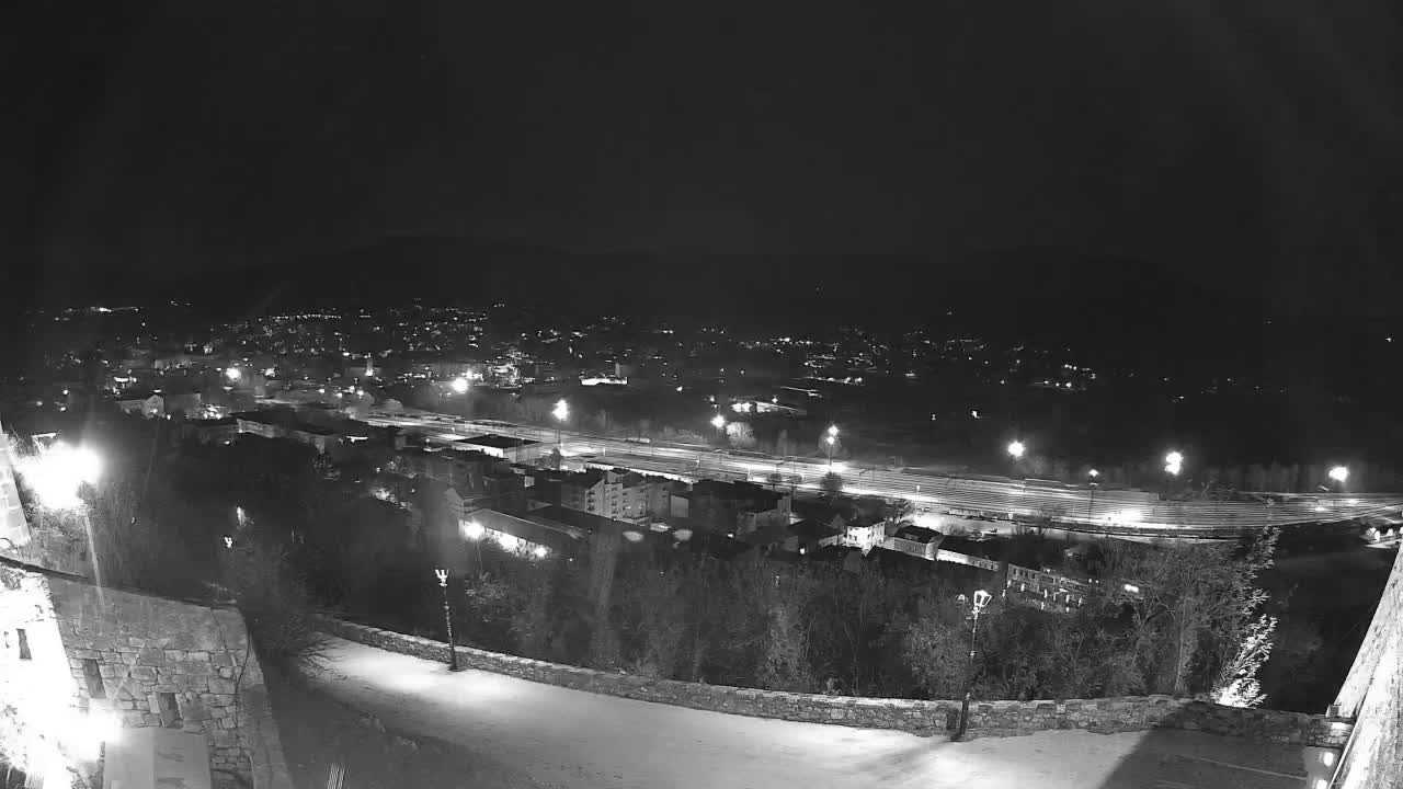 Knin  Skyline from Knin Castle Live Cam - Knin, Šibenik-Knin, Croatia
