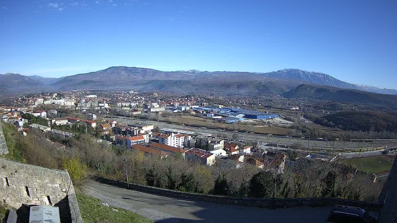 Knin  Skyline from Knin Castle Live Cam - Knin, Šibenik-Knin, Croatia