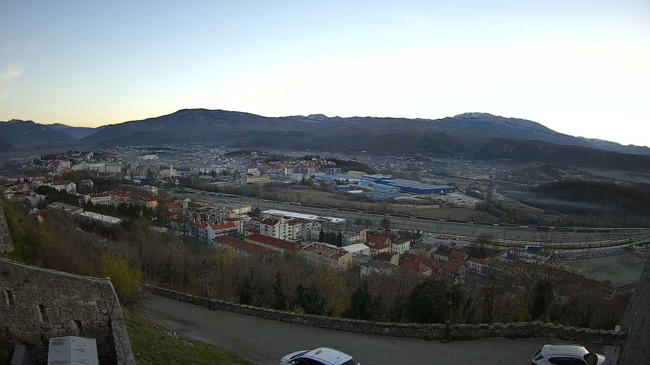 Knin  Skyline from Knin Castle Live Cam - Knin, Šibenik-Knin, Croatia