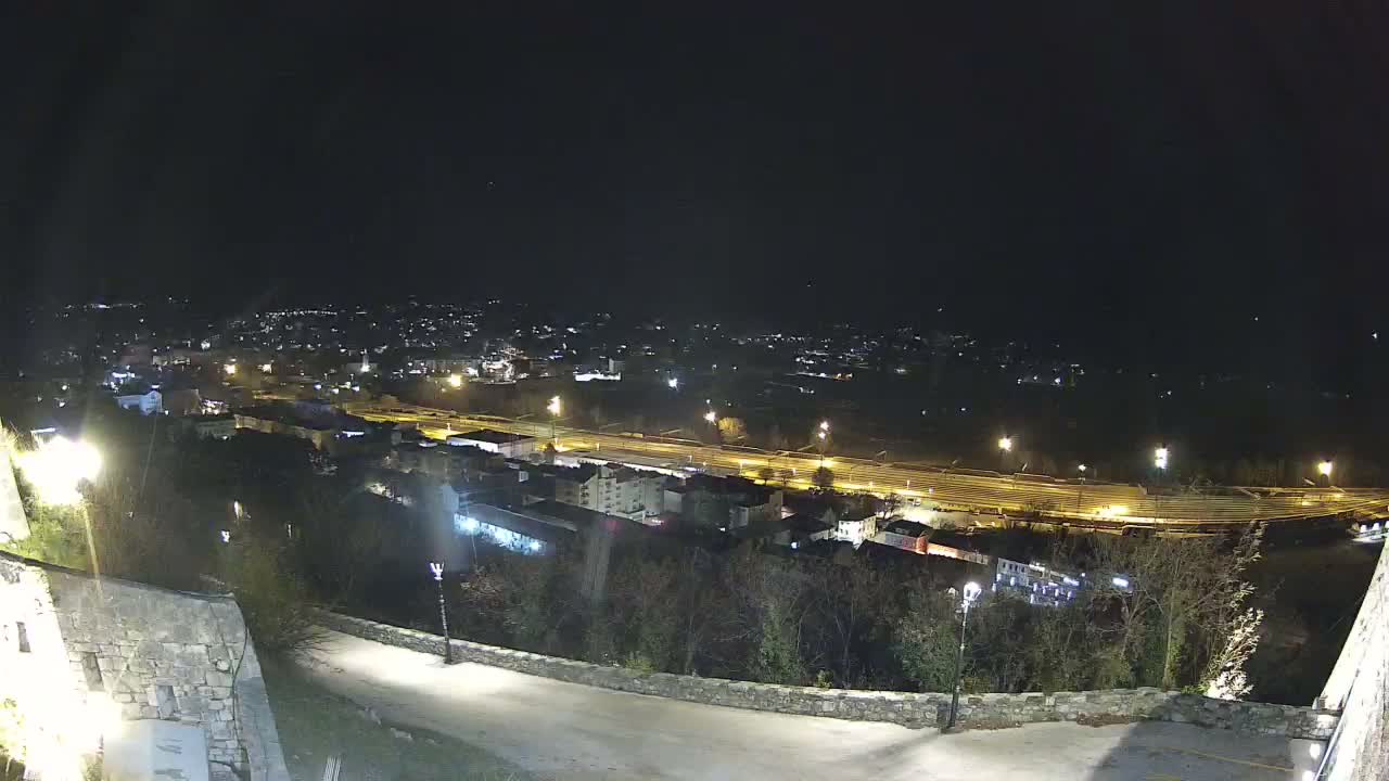 Knin  Skyline from Knin Castle Live Cam - Knin, Šibenik-Knin, Croatia
