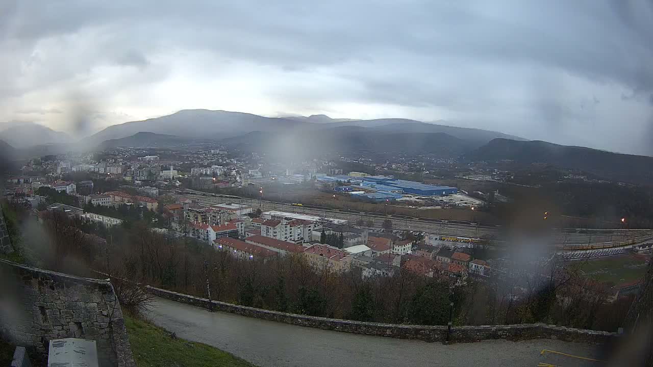 Knin  Skyline from Knin Castle Live Cam - Knin, Šibenik-Knin, Croatia