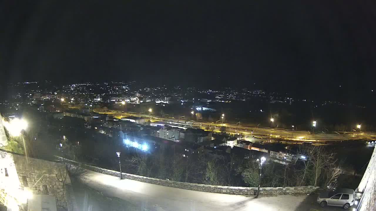 Knin  Skyline from Knin Castle Live Cam - Knin, Šibenik-Knin, Croatia