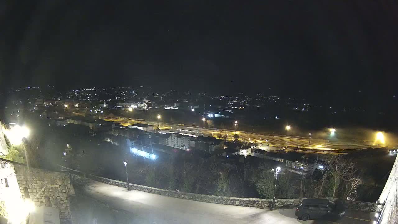 Knin  Skyline from Knin Castle Live Cam - Knin, Šibenik-Knin, Croatia