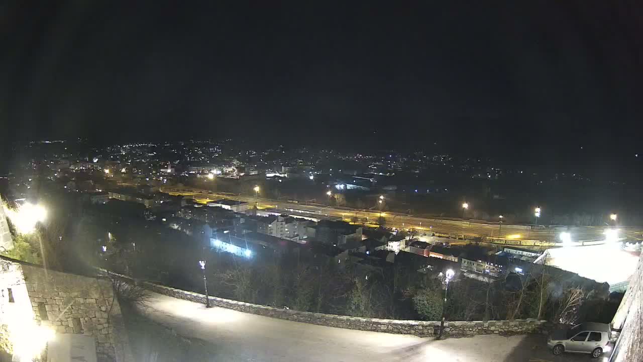Knin  Skyline from Knin Castle Live Cam - Knin, Šibenik-Knin, Croatia