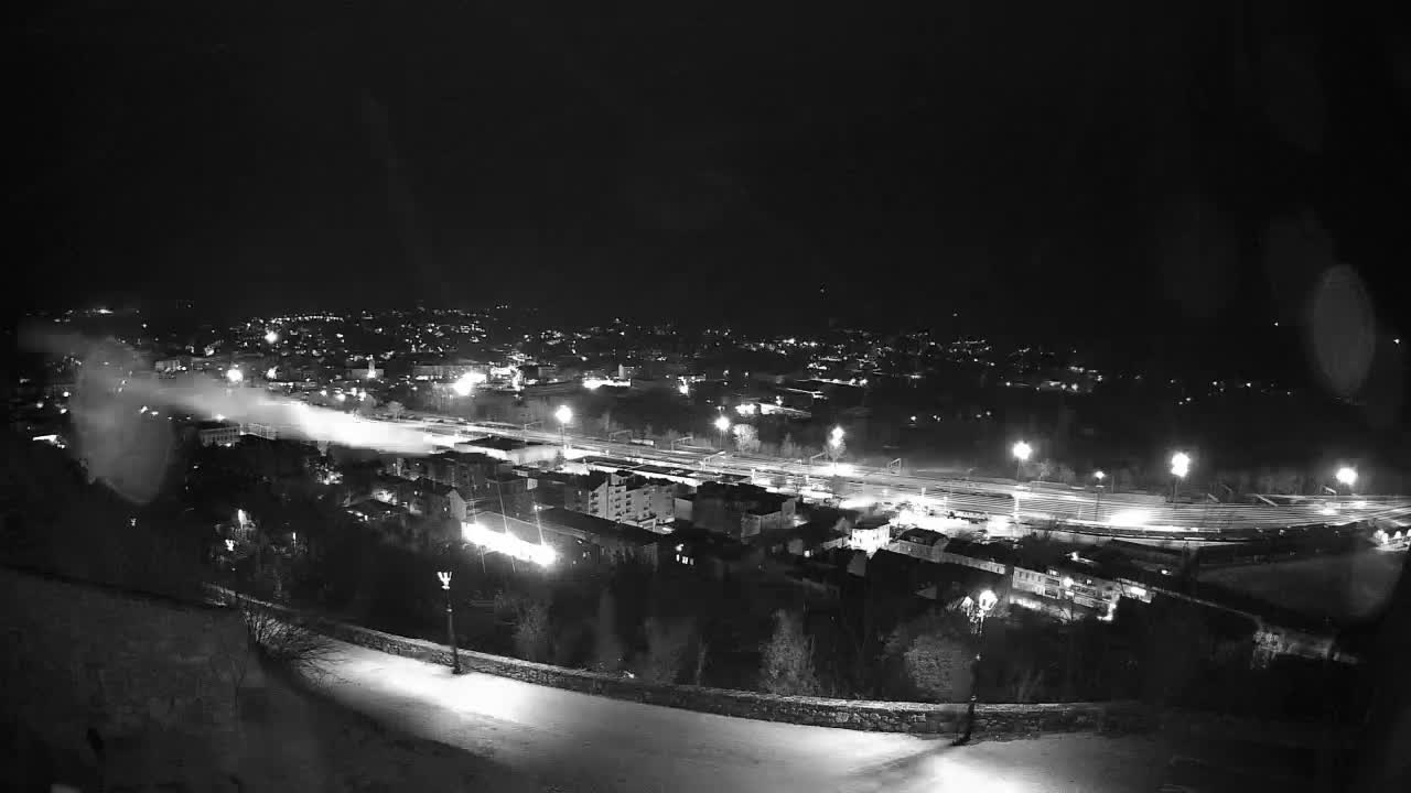 Knin  Skyline from Knin Castle Live Cam - Knin, Šibenik-Knin, Croatia