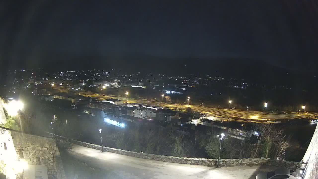 Knin  Skyline from Knin Castle Live Cam - Knin, Šibenik-Knin, Croatia