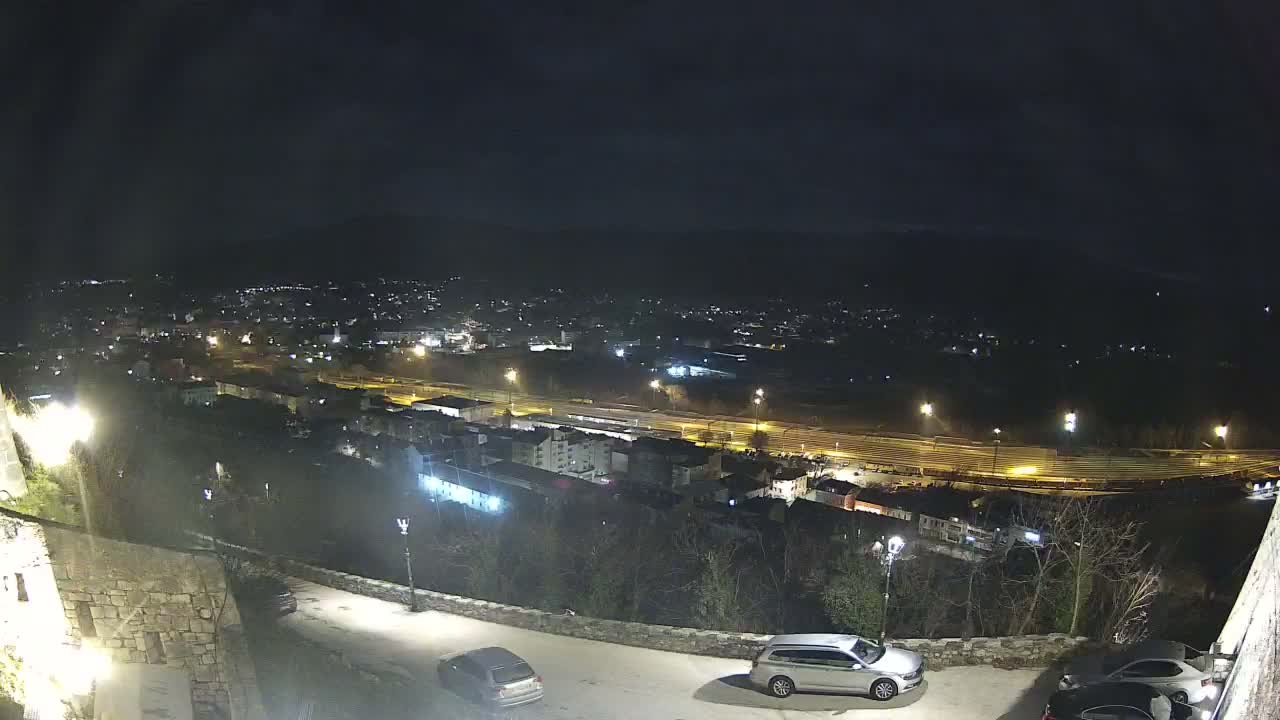 Knin  Skyline from Knin Castle Live Cam - Knin, Šibenik-Knin, Croatia