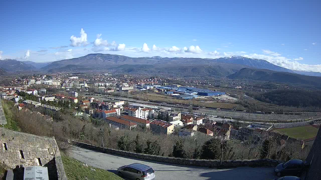 Knin  Skyline from Knin Castle Live Cam - Knin, Šibenik-Knin, Croatia