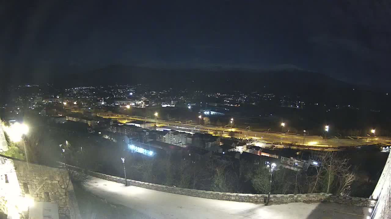Knin  Skyline from Knin Castle Live Cam - Knin, Šibenik-Knin, Croatia