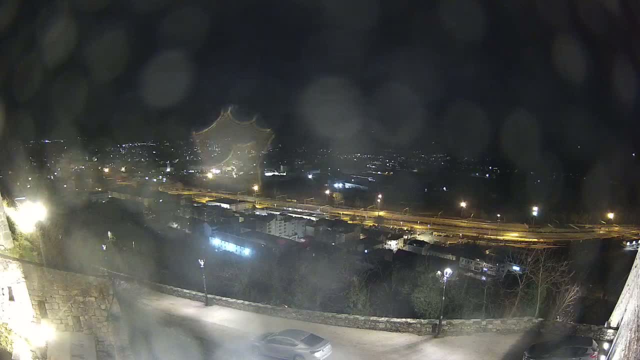 Knin  Skyline from Knin Castle Live Cam - Knin, Šibenik-Knin, Croatia