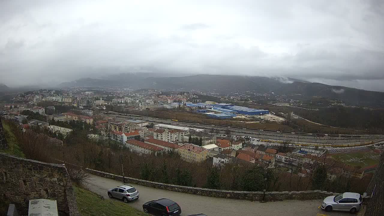Knin  Skyline from Knin Castle Live Cam - Knin, Šibenik-Knin, Croatia