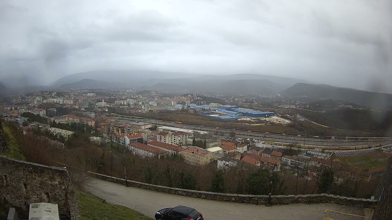 Knin  Skyline from Knin Castle Live Cam - Knin, Šibenik-Knin, Croatia