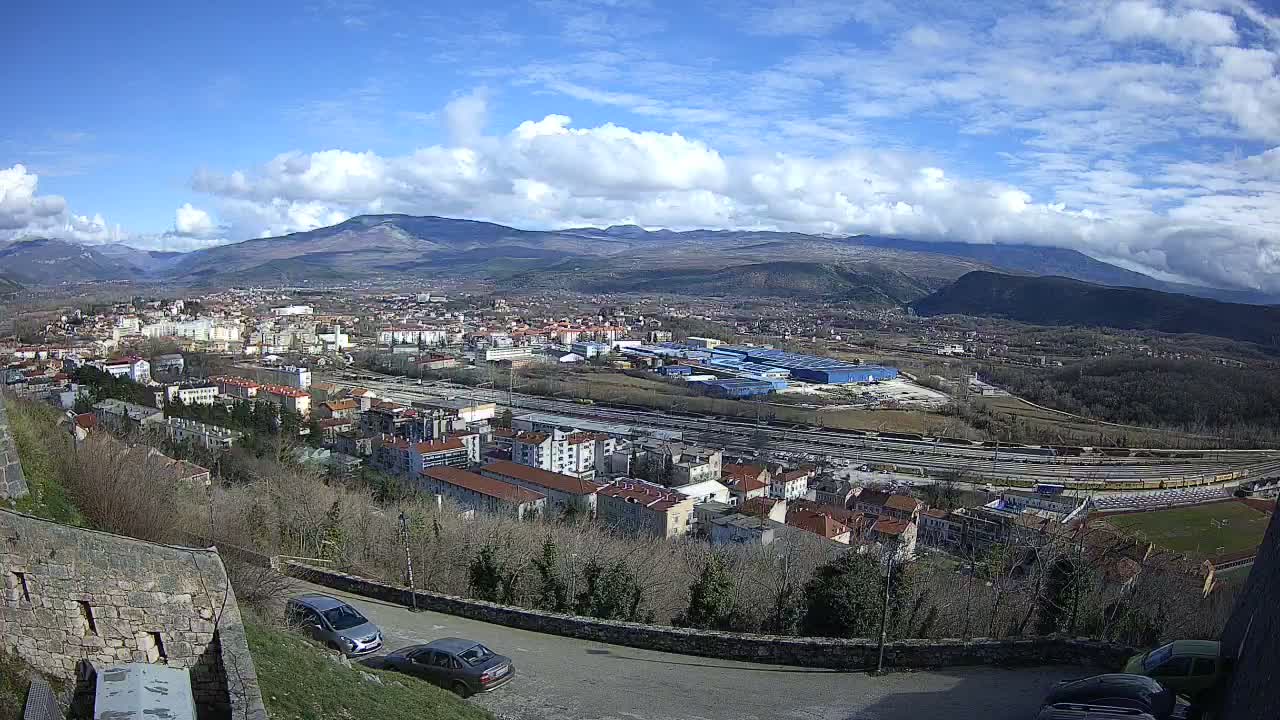 Knin  Skyline from Knin Castle Live Cam - Knin, Šibenik-Knin, Croatia