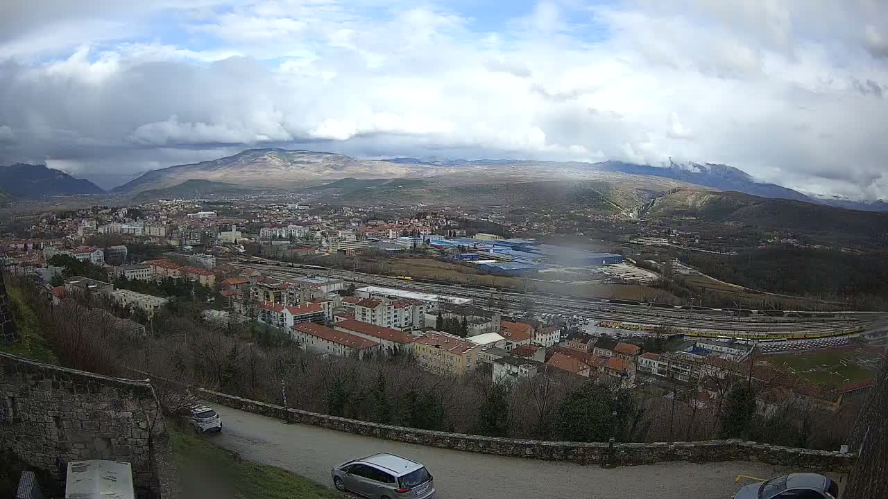 Knin  Skyline from Knin Castle Live Cam - Knin, Šibenik-Knin, Croatia
