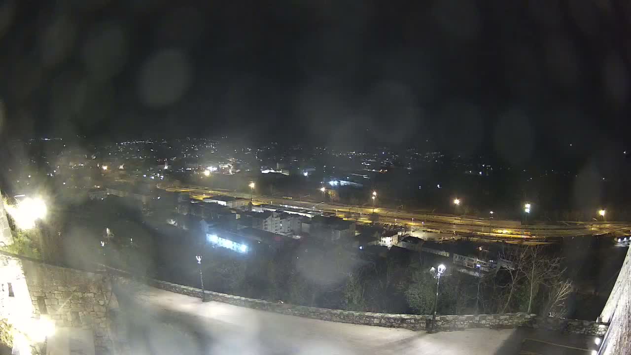 Knin  Skyline from Knin Castle Live Cam - Knin, Šibenik-Knin, Croatia