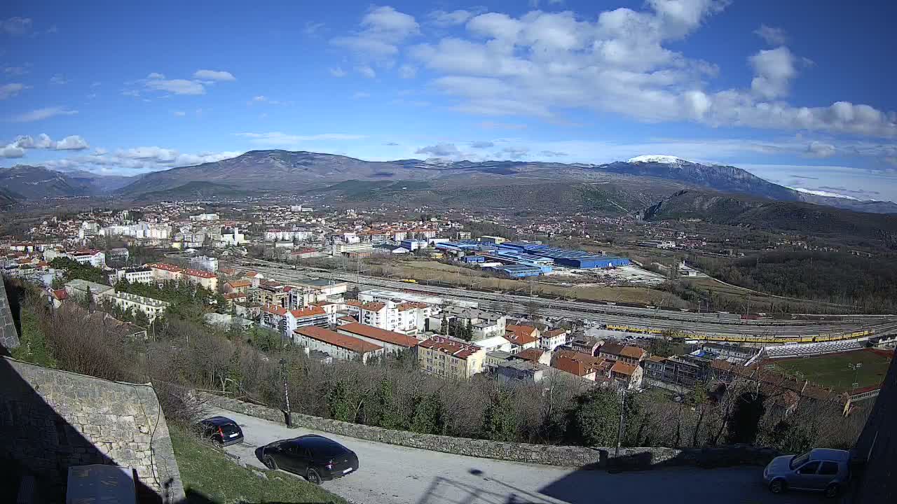 Knin  Skyline from Knin Castle Live Cam - Knin, Šibenik-Knin, Croatia