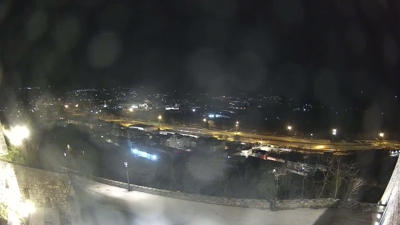 Knin  Skyline from Knin Castle Live Cam - Knin, Šibenik-Knin, Croatia