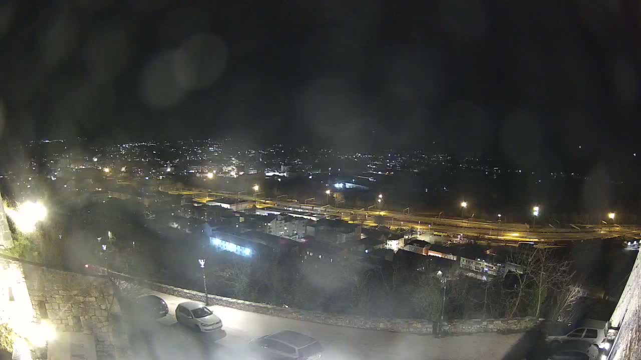 Knin  Skyline from Knin Castle Live Cam - Knin, Šibenik-Knin, Croatia
