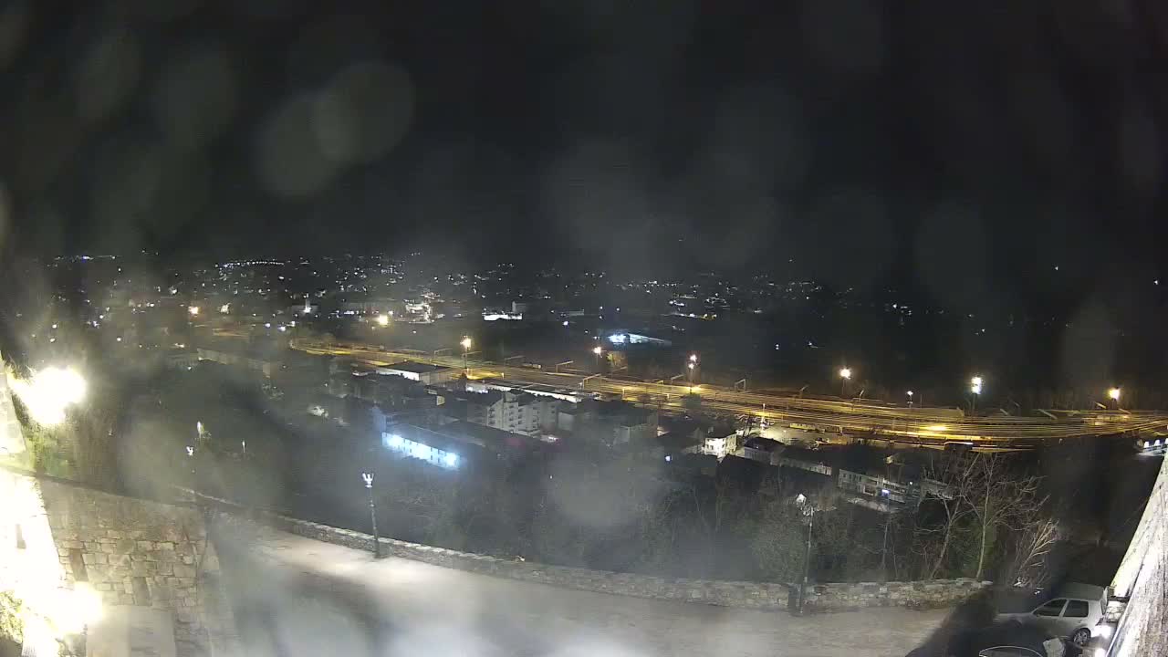 Knin  Skyline from Knin Castle Live Cam - Knin, Šibenik-Knin, Croatia