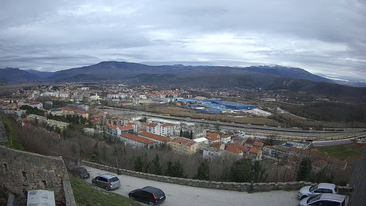 Knin  Skyline from Knin Castle Live Cam - Knin, Šibenik-Knin, Croatia