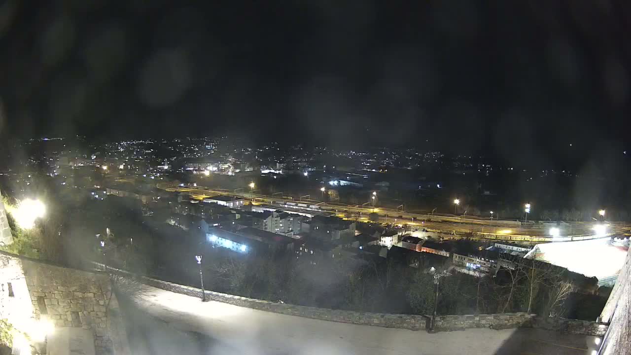 Knin  Skyline from Knin Castle Live Cam - Knin, Šibenik-Knin, Croatia
