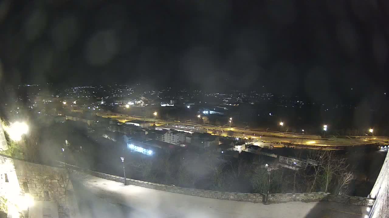 Knin  Skyline from Knin Castle Live Cam - Knin, Šibenik-Knin, Croatia