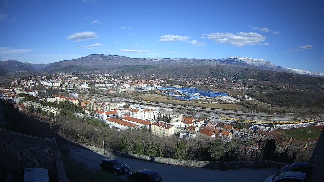 Knin  Skyline from Knin Castle Live Cam - Knin, Šibenik-Knin, Croatia