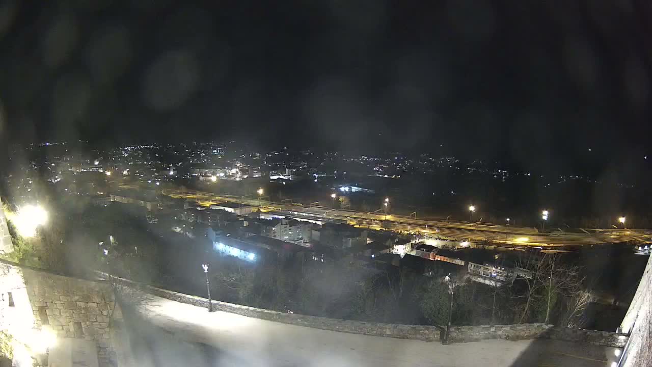 Knin  Skyline from Knin Castle Live Cam - Knin, Šibenik-Knin, Croatia